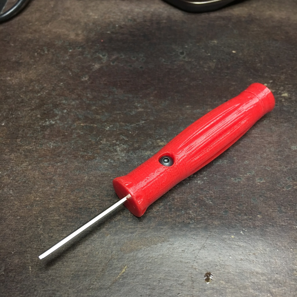 Allen Screwdriver with ball bearing end spinner