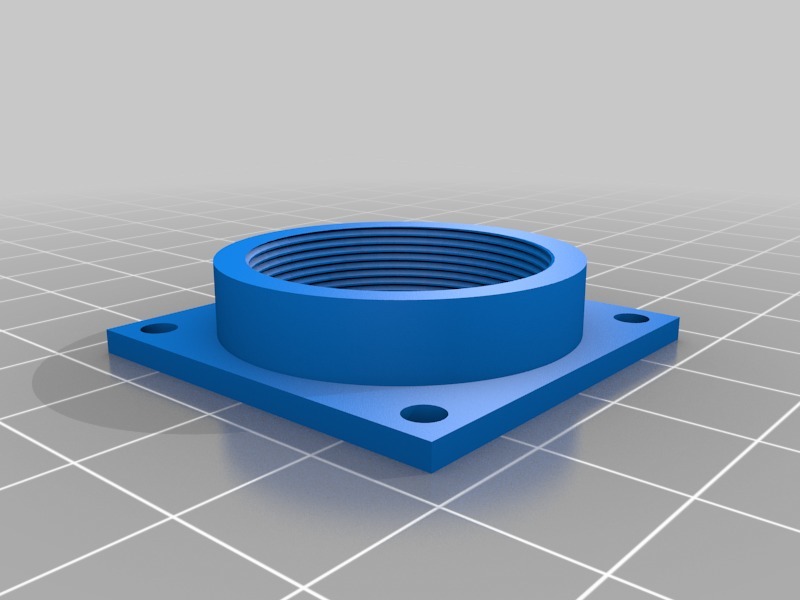 CS lens mount adapter for use with Raspberry PI autoguider (or other uses)