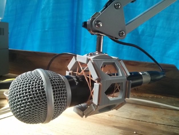 Microphone Shock  Mount for Ikea Lamp