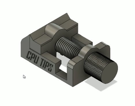 Mini tornillo de apriete DIY - Mini vise DIY