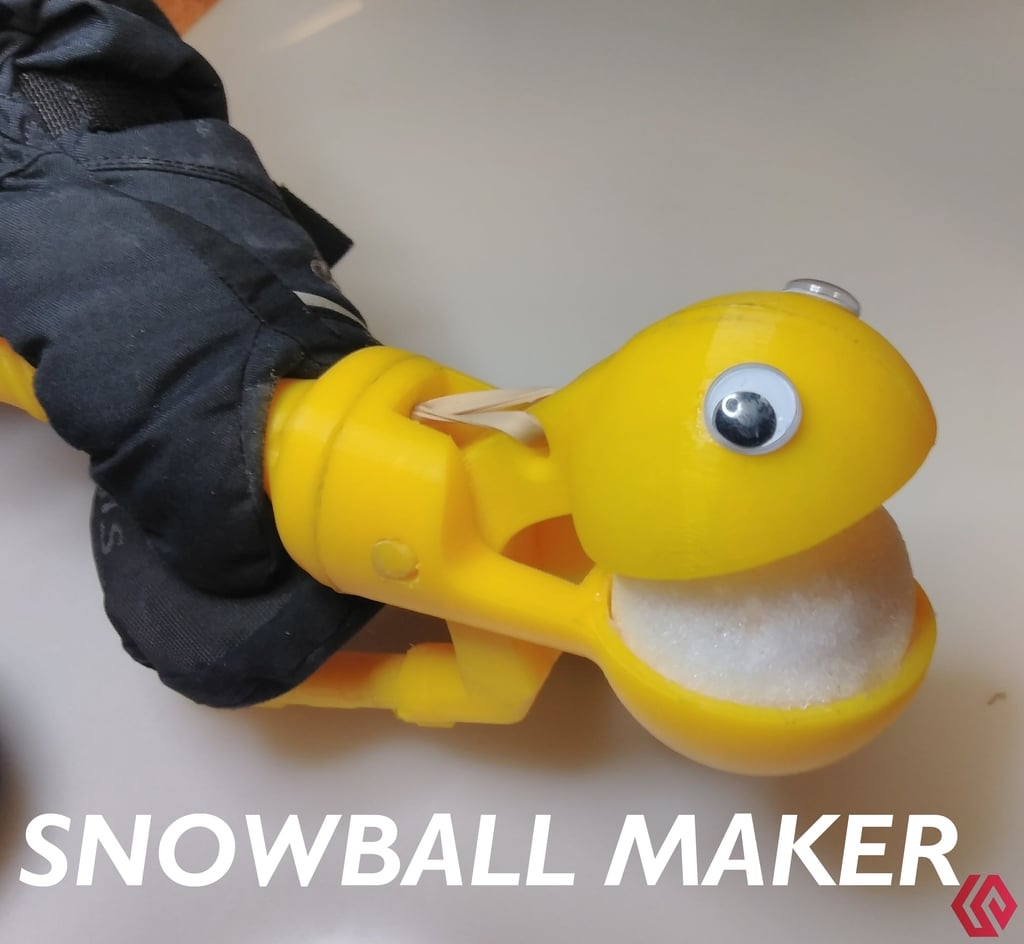 Snowball making device 