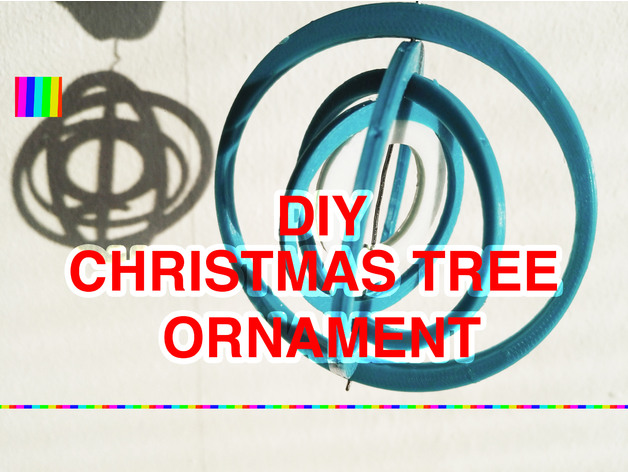 Christmas tree ornament spinner single / dual color + VIDEO