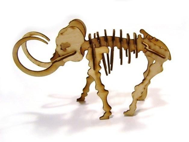 3D Puzzle Mammoth for 3D printing