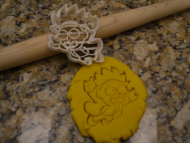 Tiny Rick Cookie Cutter