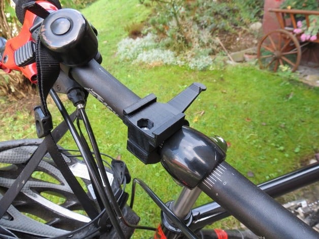 Bike handlebar mount for Garmin eTrex GPS devices