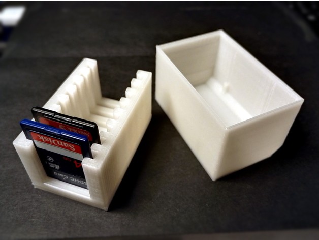 Lid for SD Card Rack