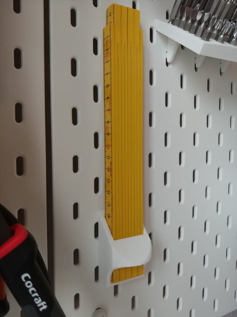 Ikea Skådis - holder for foldable ruler