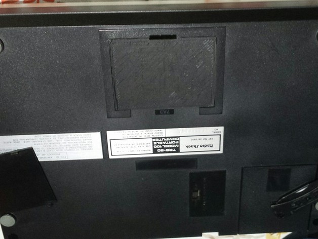 Tandy/TRS-80 Model 100 option ROM slot cover