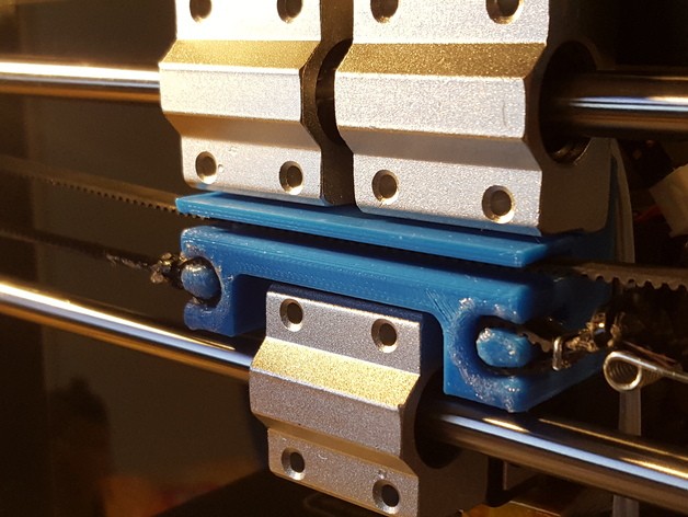 X- Axis Belt Mounting Bracket (Cocoon Create, Wanhao Di3 v2, etc.)