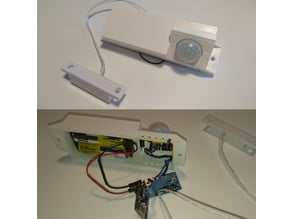 Sensebender arduino nrf24L01+ motion battery case