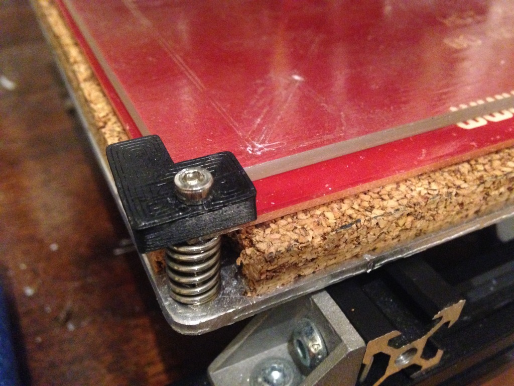 MakerFarm 8" 3mm Borosilicate Glass Bed Leveling Corners