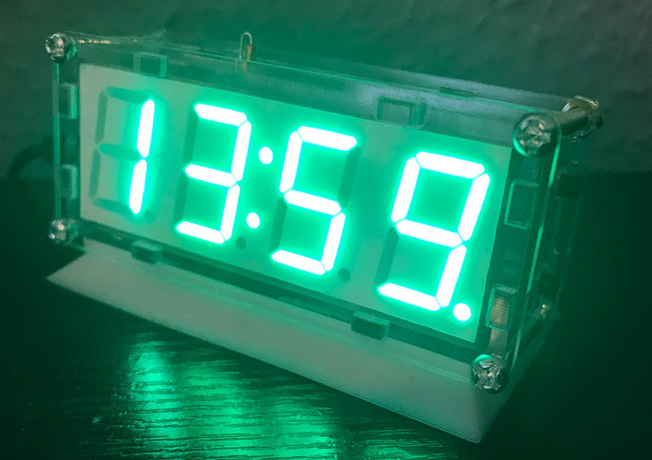 Digital clock stand - Uhrenfuß