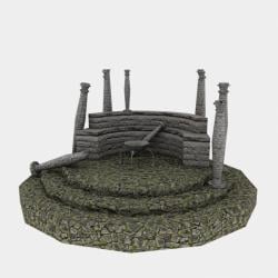 Temple Ruin - OpenGameArt - Terrain