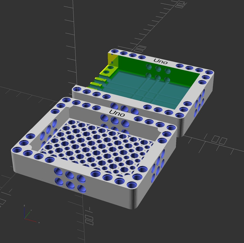 Arduino Uno LEGO Technic Enclosure