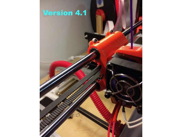 Adjustable Stop X Carriage - Max Micron and other Prusa i3
