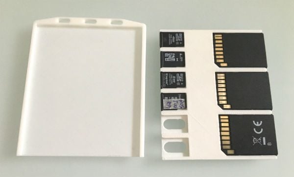 Flat Micro SD Holder