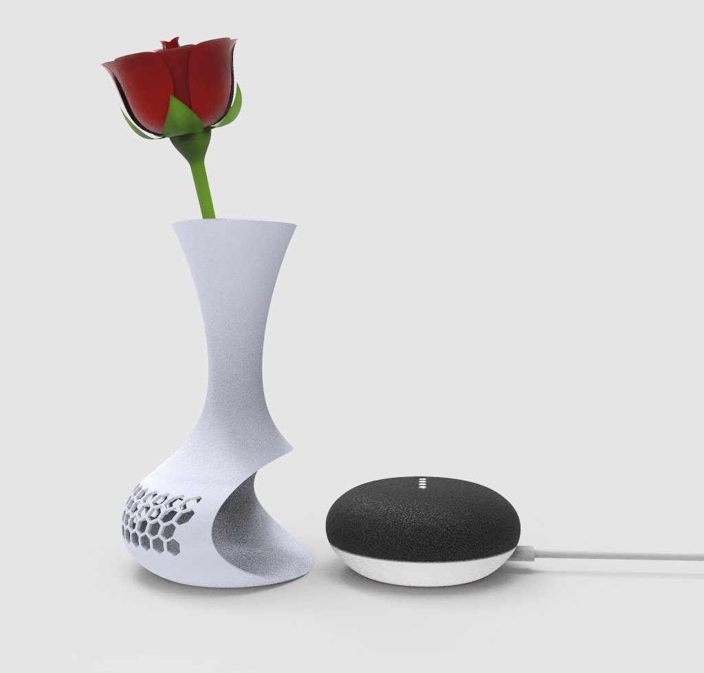 google home mini vase case