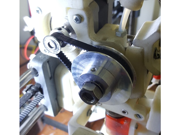 Belted extruder gears for Greg's Wade / L3K and many more