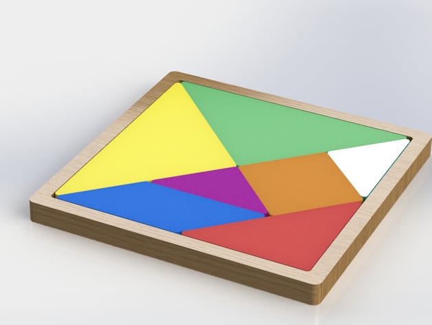 Tangram -- Old game with a rethink of 3d Print