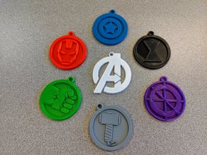 Avengers Keychain Collection