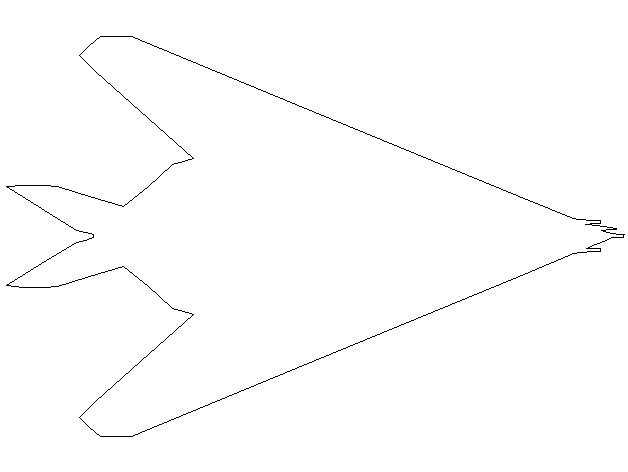F-117 Nighthawk cookie cutter