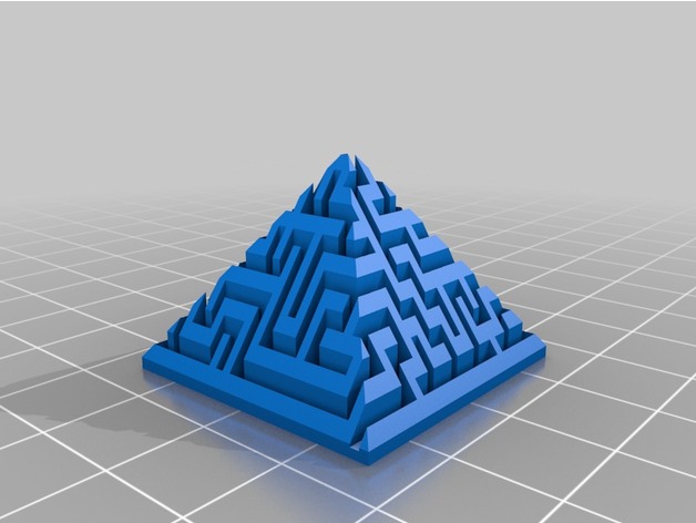 My Customized Maze pyramid generator - easy style