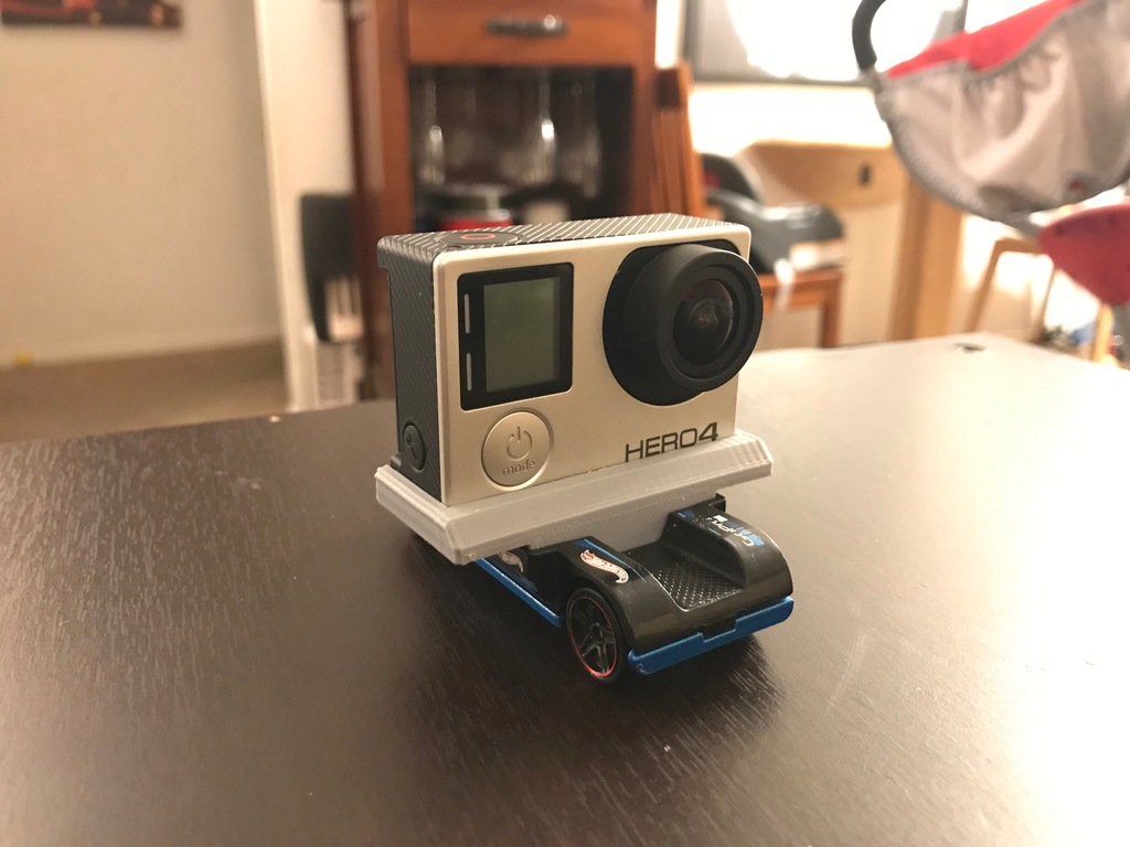 Hot Wheels GoPro Car to GoPro 3 & 4 Adapter