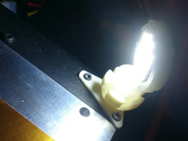 Ball-Joint Printrbot Simple Metal LED Spotlight