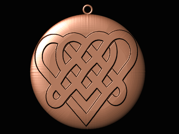 Keychain-Celtic_knot_heart