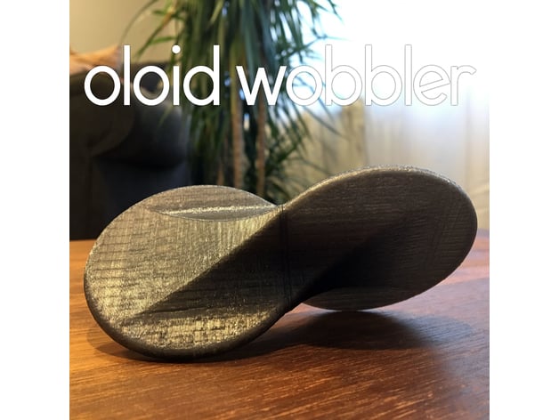 Oloid Wobbler Rolling Fidget Desk Toy