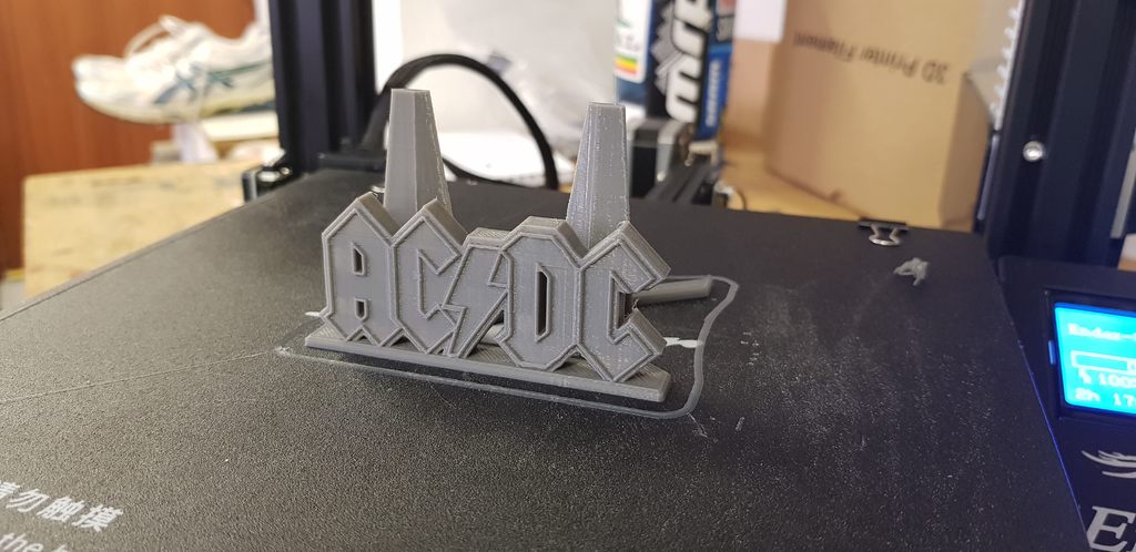ACDC Logo Record Sleeve Holder