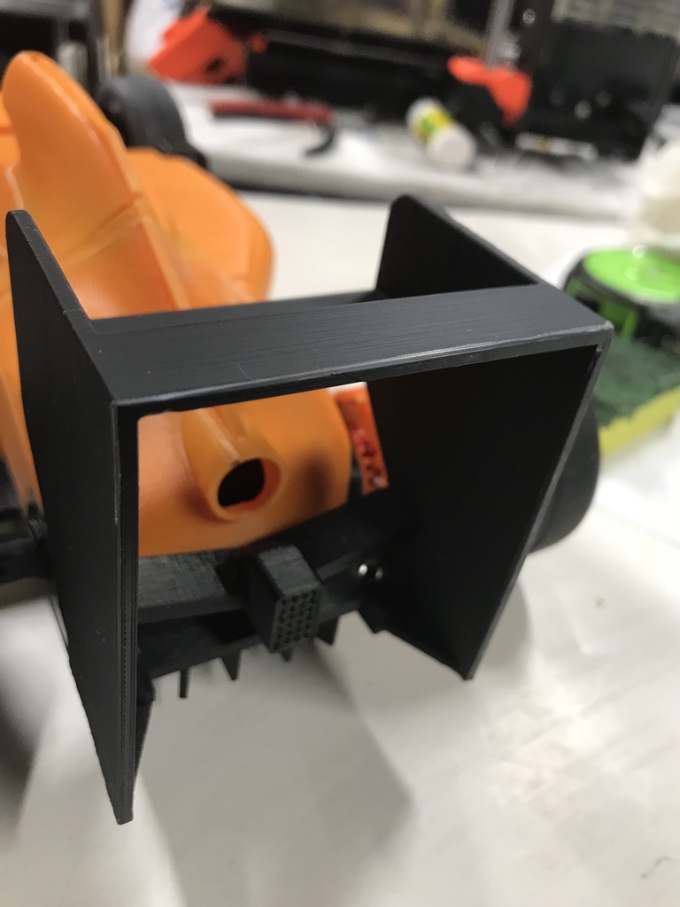 OPENRC F1 CAR REAR WING NO SUPPORTS NEEDED 