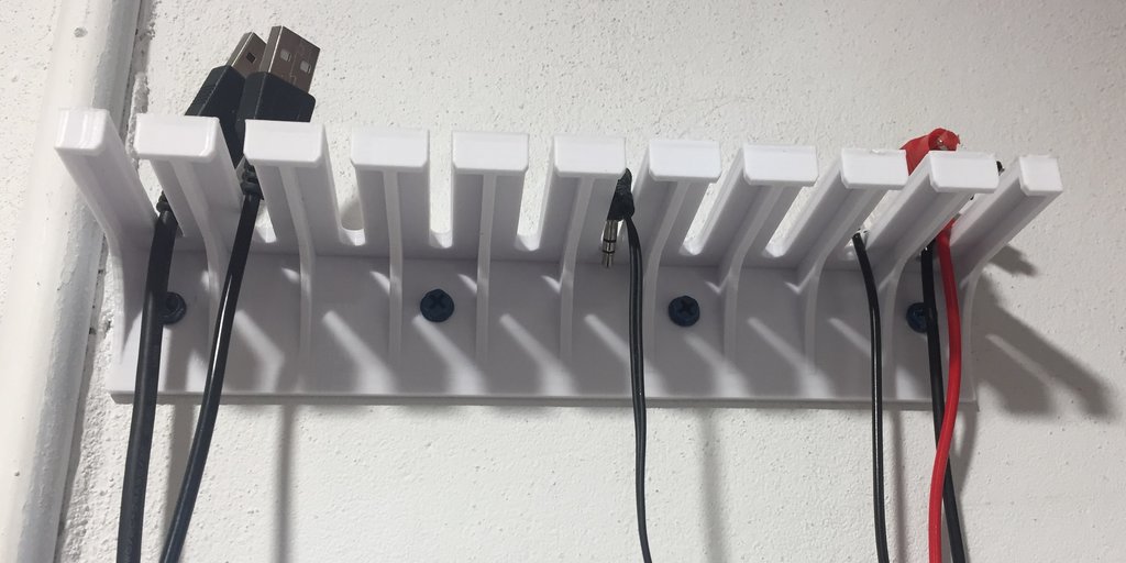 Cable & Cord Wall Rack
