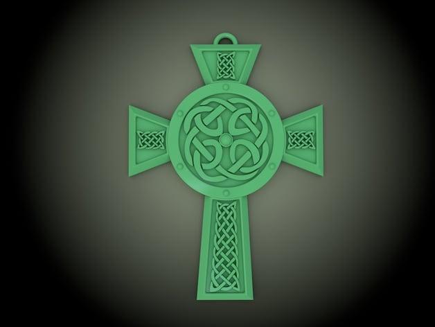 Celtic Cross Necklace/Tree Ornament/Jewelry Piece