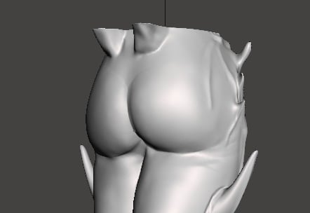 Kerrigan Queen of Blades fixed butt (bottom part STL only)