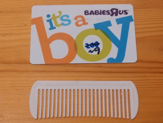 Wallet Comb, Credit Card Sized