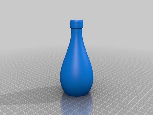 3D PotterBot Test Print small bottle
