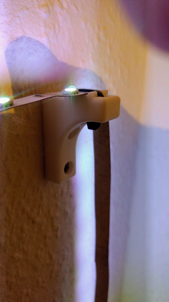 LED strip light holder