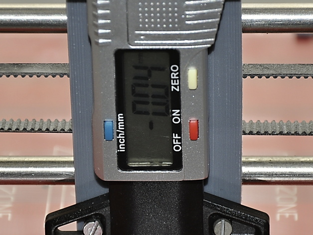 Holder digital depth gauge.