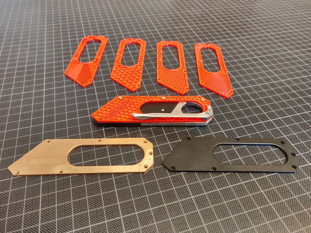 MakerKnife 3D Printed Top Plate