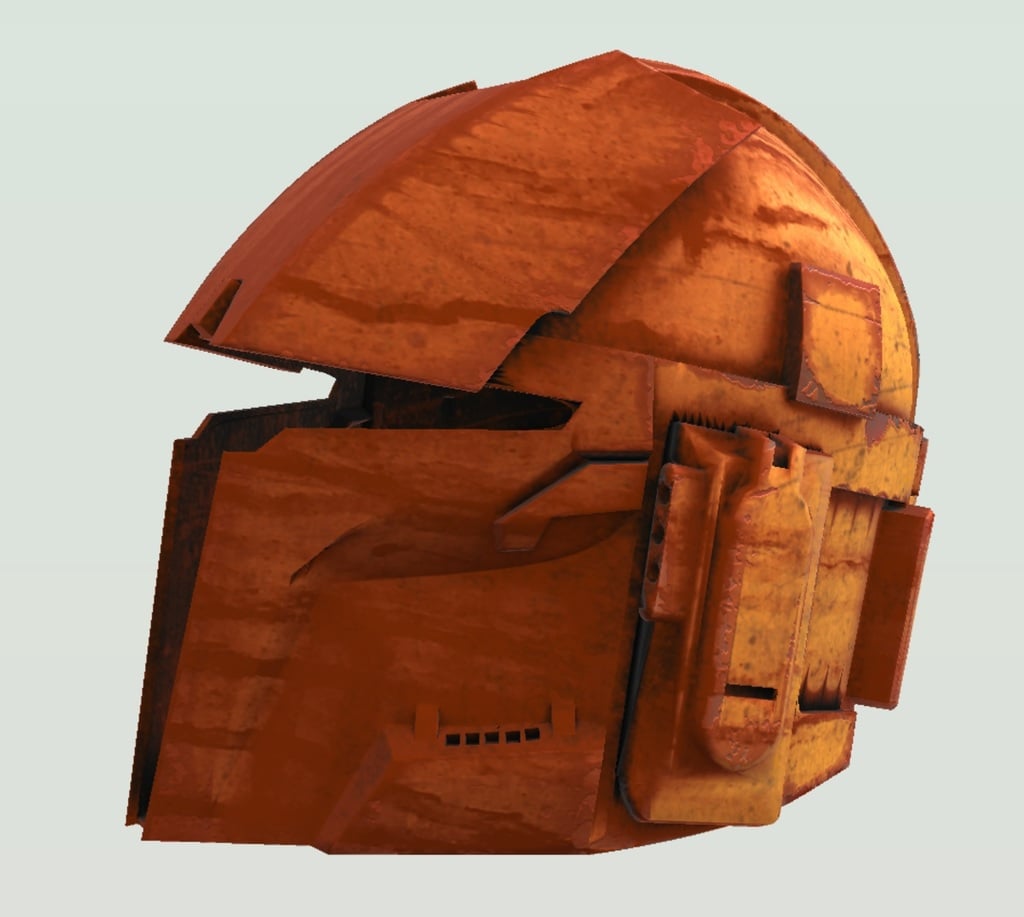 Madalorian Concept Helmet "Beskvinn" by Red Star