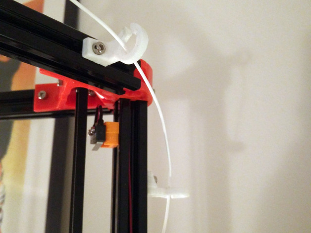 Filament guide for Delta 20mm extrusion