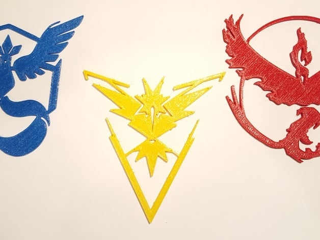 Pokemon Go Team Decals and Badges