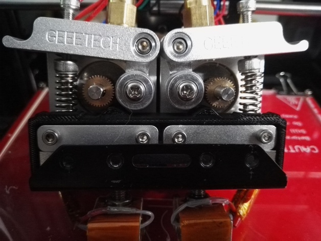 Flexible filament adapter for Mk8 dual extruder