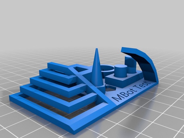 MBot 3D Printer Testing Model