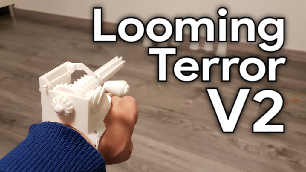 Looming Terror V2 (35 round, wrist mounted and manual control)