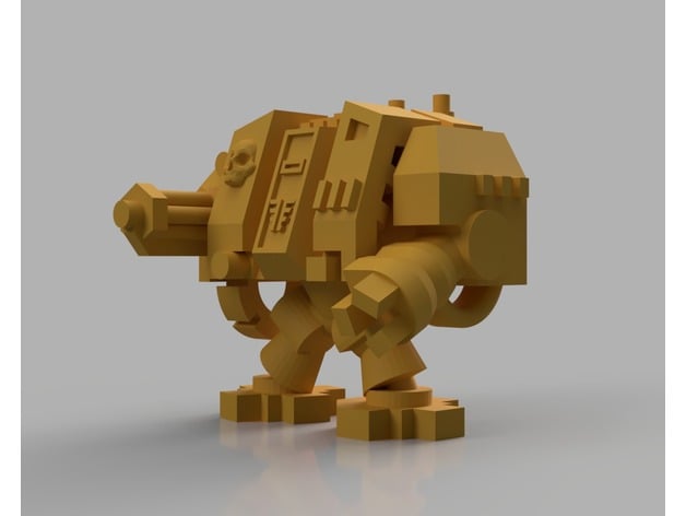 Space Marine Dreadnought for Epic 40K (6mm scale)