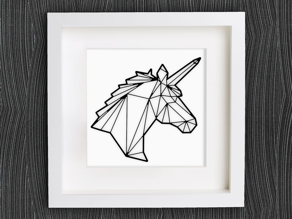Customizable Origami Unicorn