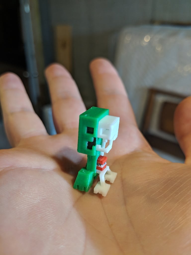 Minecraft Mini Creeper Anatomy