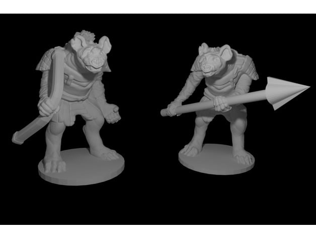 Image of Gnoll mini - Spear and Archer pack